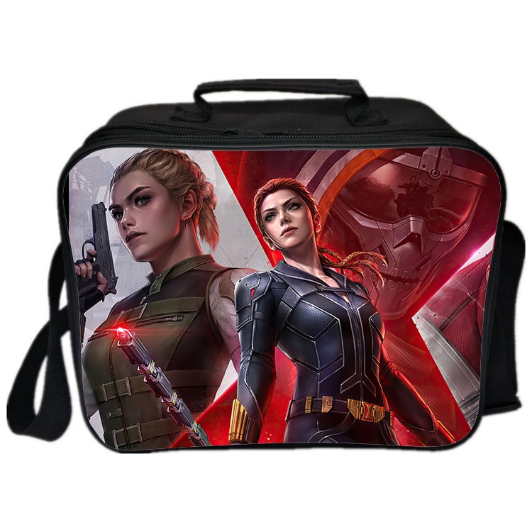 Black Widow Cooler Bag Insulation Bag Students School Food Storage Box - Image 20