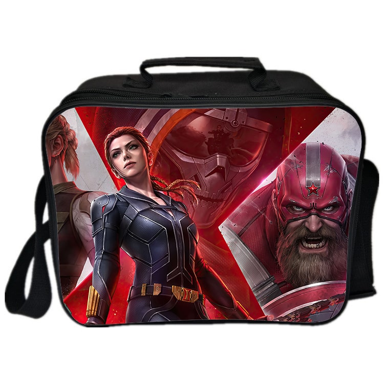 Black Widow Cooler Bag Insulation Bag Students School Food Storage Box - Image 2