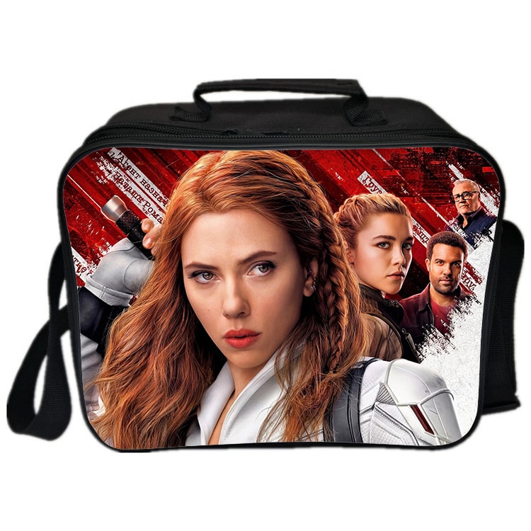 Black Widow Cooler Bag Insulation Bag Students School Food Storage Box - Image 3