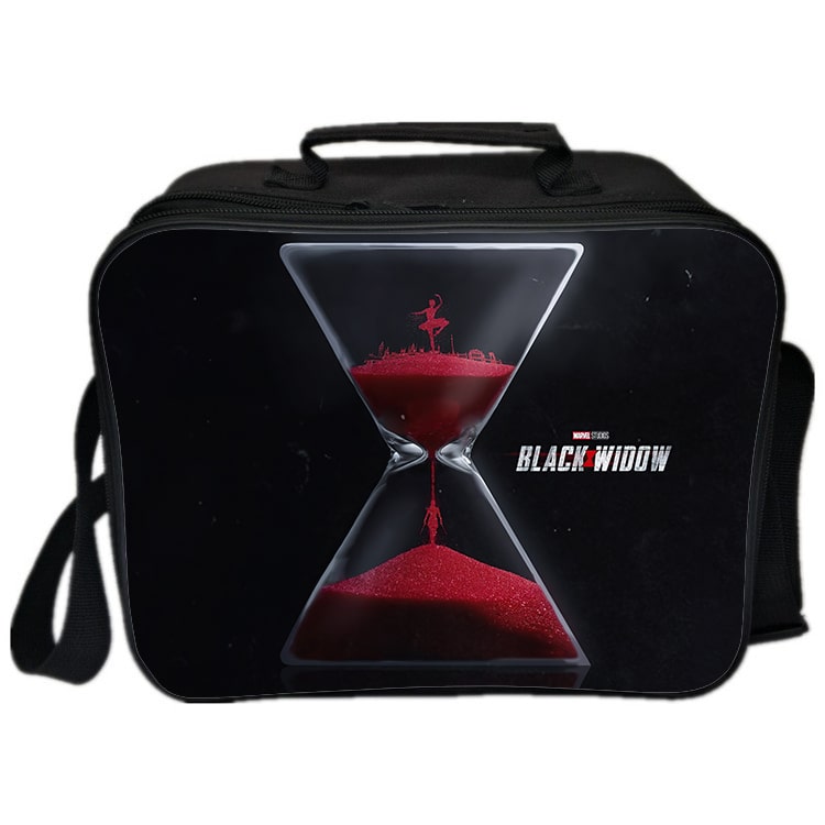 Black Widow Cooler Bag Insulation Bag Students School Food Storage Box - Image 7
