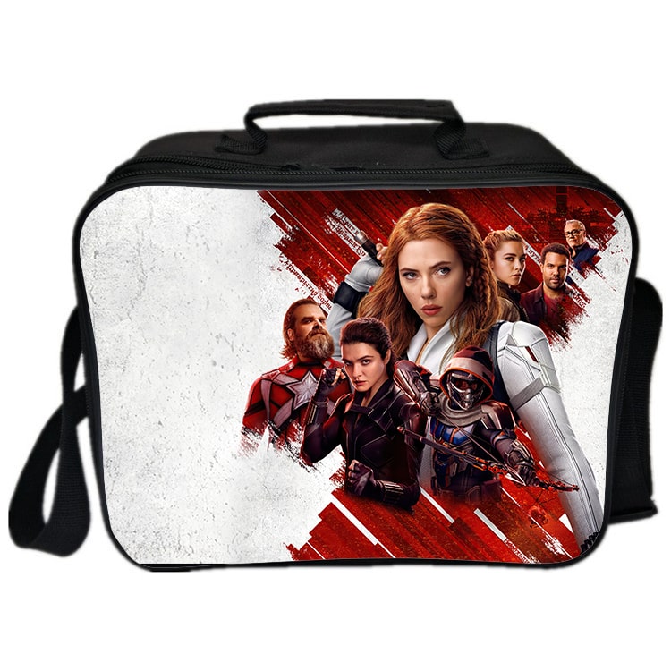 Black Widow Cooler Bag Insulation Bag Students School Food Storage Box - Image 8