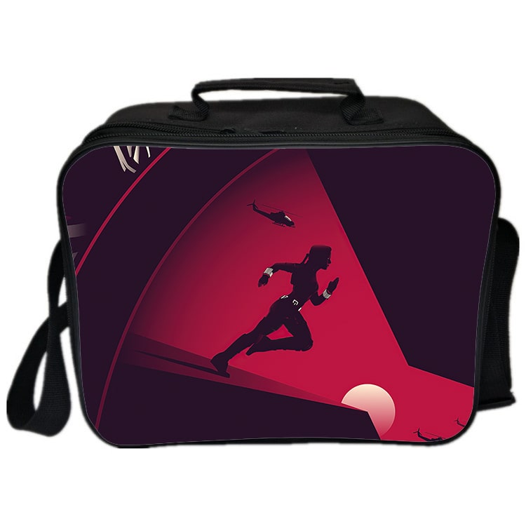 Black Widow Cooler Bag Insulation Bag Students School Food Storage Box - Image 11