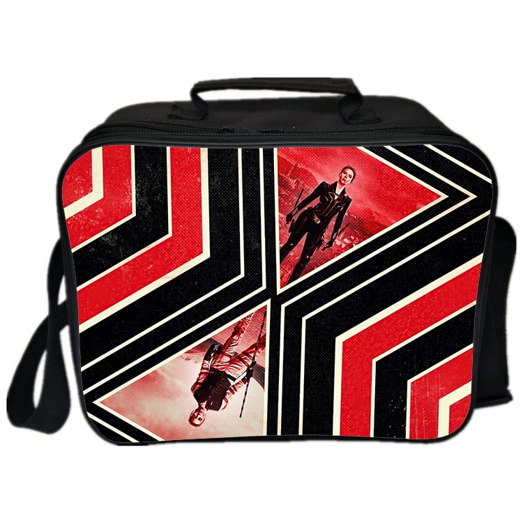 Black Widow Cooler Bag Insulation Bag Students School Food Storage Box - Image 12