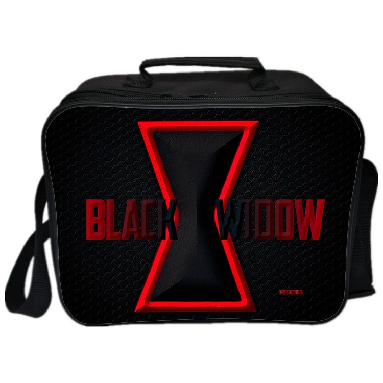 Black Widow Cooler Bag Insulation Bag Students School Food Storage Box - Image 13