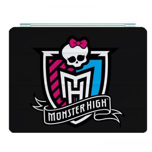Monster High Ipad Leather Case Advanced Pu Leather Protective Cover Automatic Wake Up and Sleep Magnetic Closure Multiple Angle Bracket