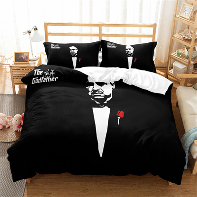 The Godfather Comfortable Bedding Three-Piece Soft and Breathable Duvet Cover