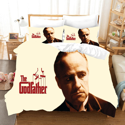 The Godfather Comfortable Bedding Three-Piece Soft and Breathable Duvet Cover - Image 12