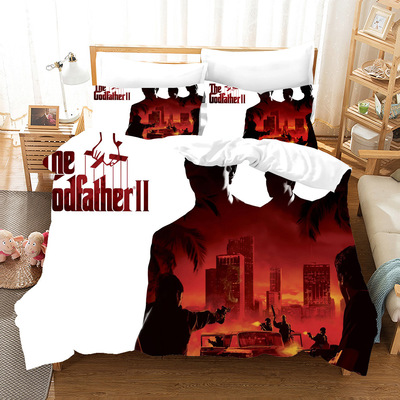 The Godfather Comfortable Bedding Three-Piece Soft and Breathable Duvet Cover - Image 4