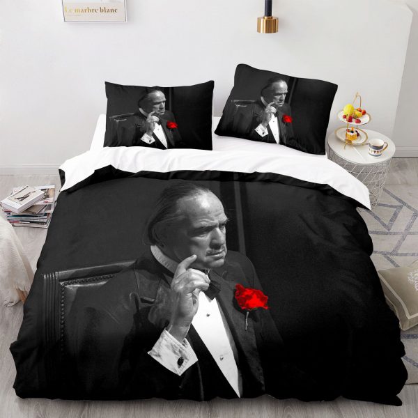The Godfather Comfortable Bedding Three-Piece Soft and Breathable Duvet Cover - Image 19