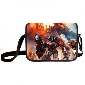 Transformers shoulder bag primary and middle school students messenger bag children's make-up bag