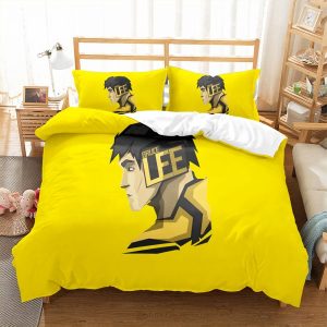 Bruce Lee Comfortable Bedding Three-Piece Soft and Breathable Duvet Cover