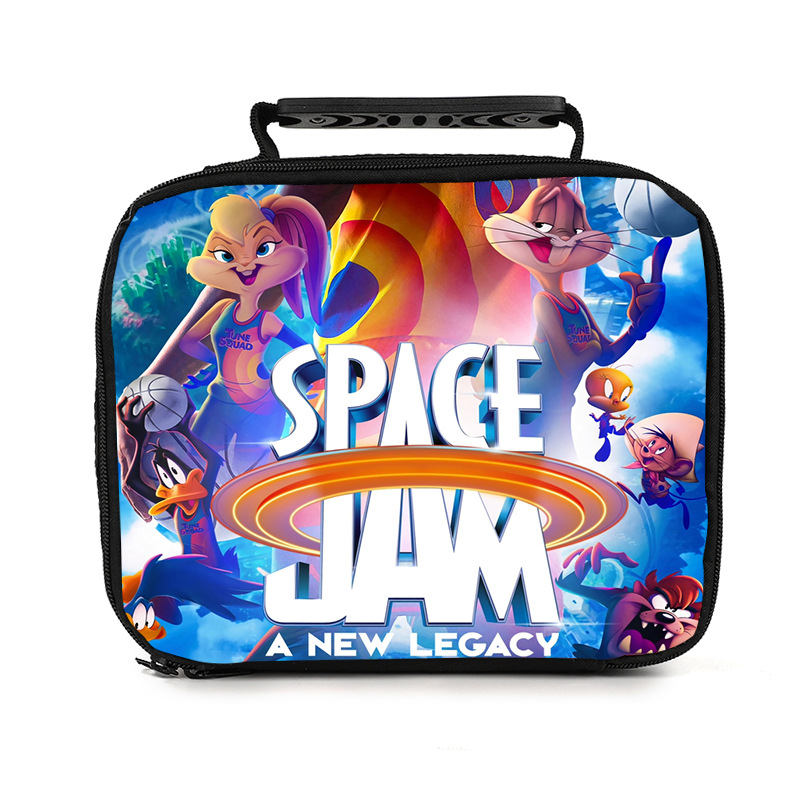 Space Jam:A New Legacy portable lunch bag student print insulation box ice bag meal bag