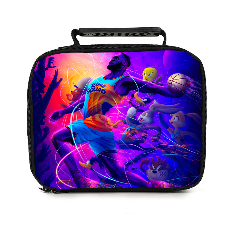 Space Jam:A New Legacy portable lunch bag student print insulation box ice bag meal bag - Image 19