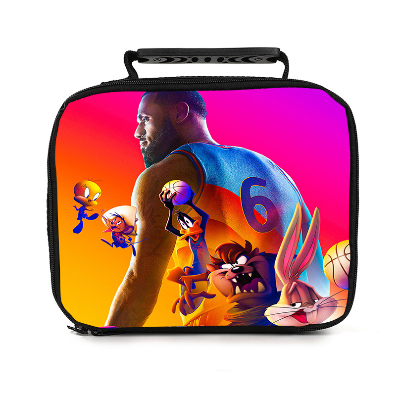 Space Jam:A New Legacy portable lunch bag student print insulation box ice bag meal bag - Image 20