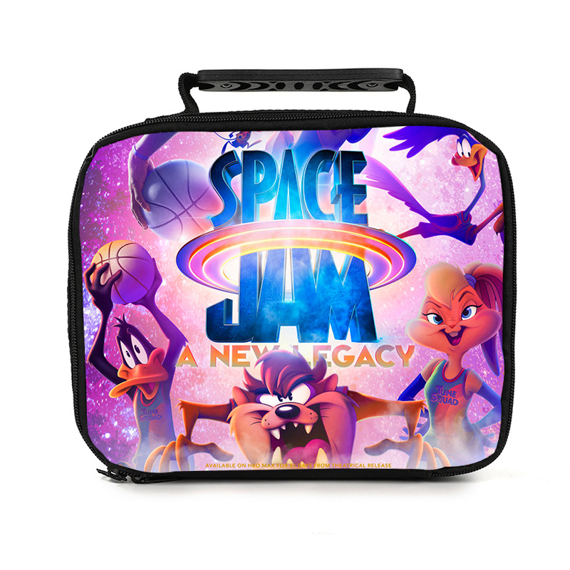 Space Jam:A New Legacy portable lunch bag student print insulation box ice bag meal bag - Image 23