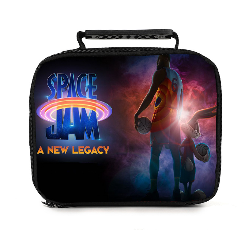 Space Jam:A New Legacy portable lunch bag student print insulation box ice bag meal bag - Image 8