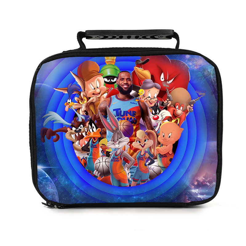 Space Jam:A New Legacy portable lunch bag student print insulation box ice bag meal bag - Image 10