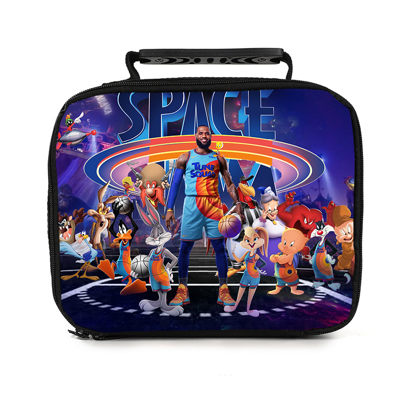 Space Jam:A New Legacy portable lunch bag student print insulation box ice bag meal bag - Image 11