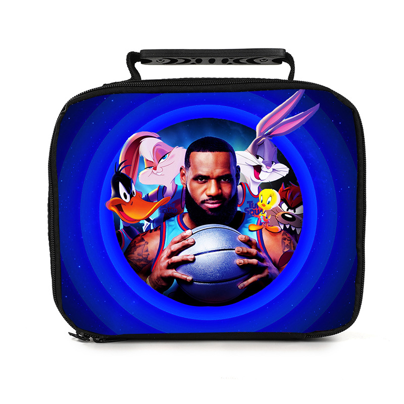 Space Jam:A New Legacy portable lunch bag student print insulation box ice bag meal bag - Image 12