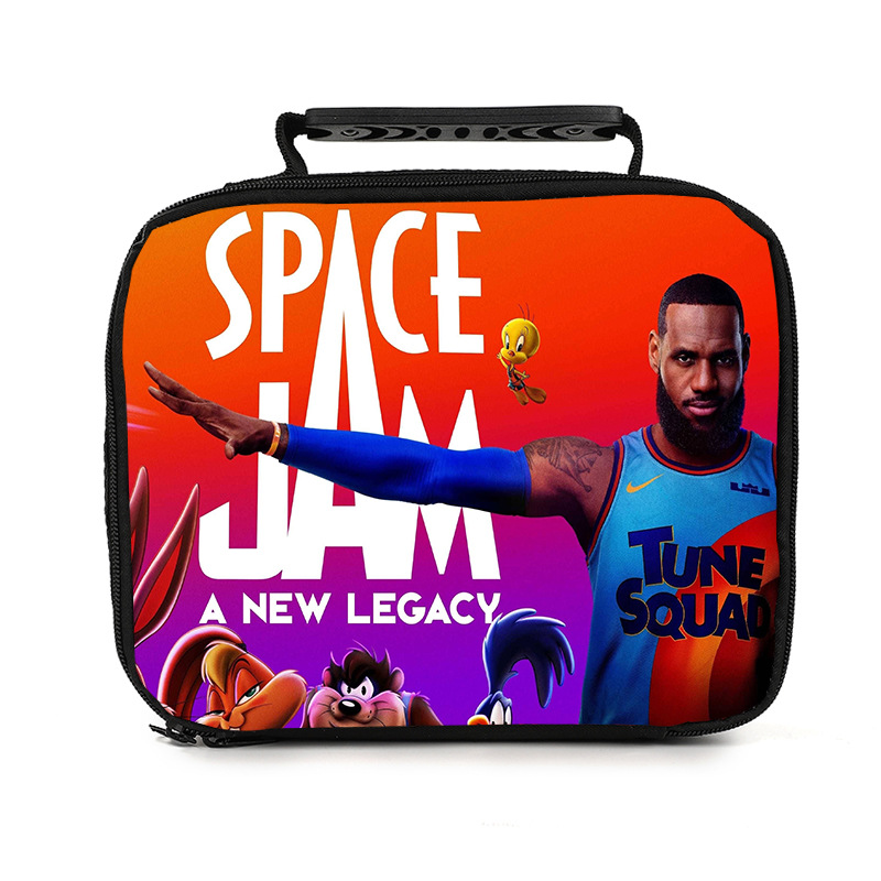 Space Jam:A New Legacy portable lunch bag student print insulation box ice bag meal bag - Image 13