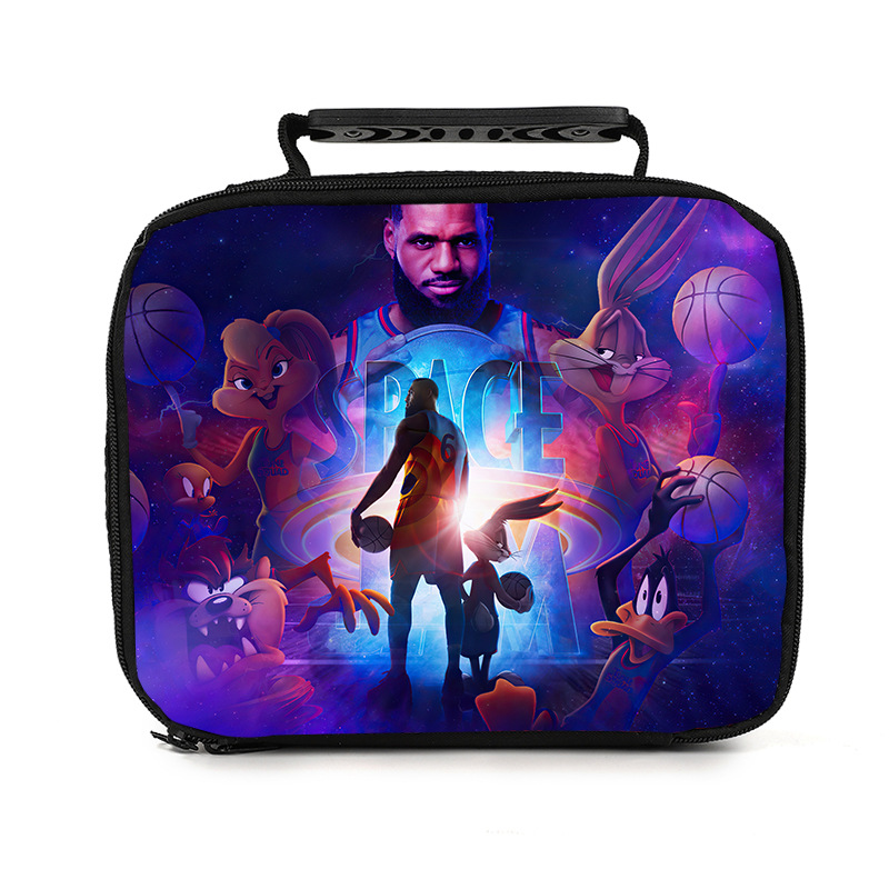 Space Jam:A New Legacy portable lunch bag student print insulation box ice bag meal bag - Image 14