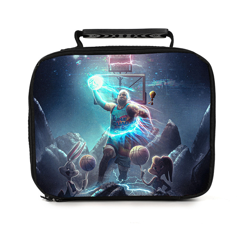 Space Jam:A New Legacy portable lunch bag student print insulation box ice bag meal bag - Image 15