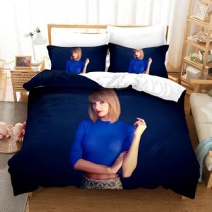 Taylor Swift Comfortable Bedding Three-Piece Soft and Breathable Duvet Cover