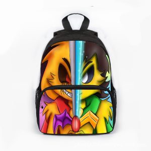 13 Inch Mini Bag 3D Printed Mikecrack Backpack Children Anime Bag Bookbag Kids Backpack Kindergarten