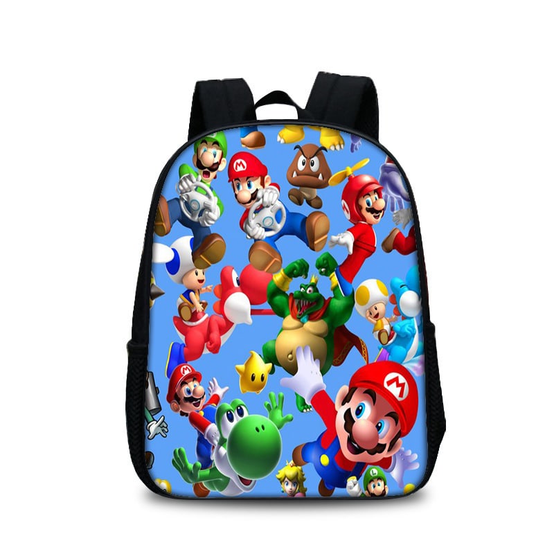 13 Inch Super Mario Backpack School Bag - Image 10