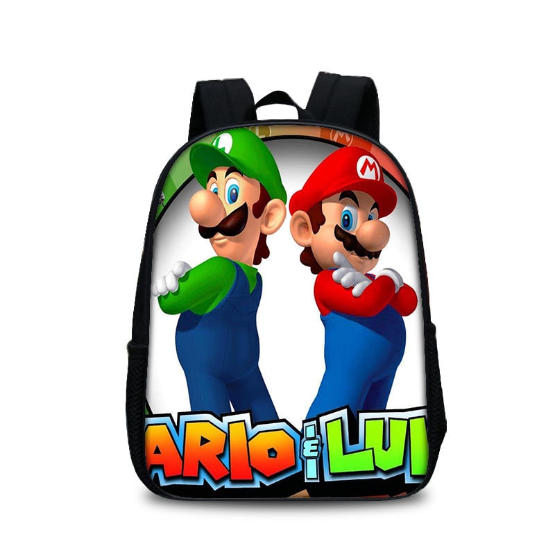 13 Inch Super Mario Backpack School Bag - Image 11