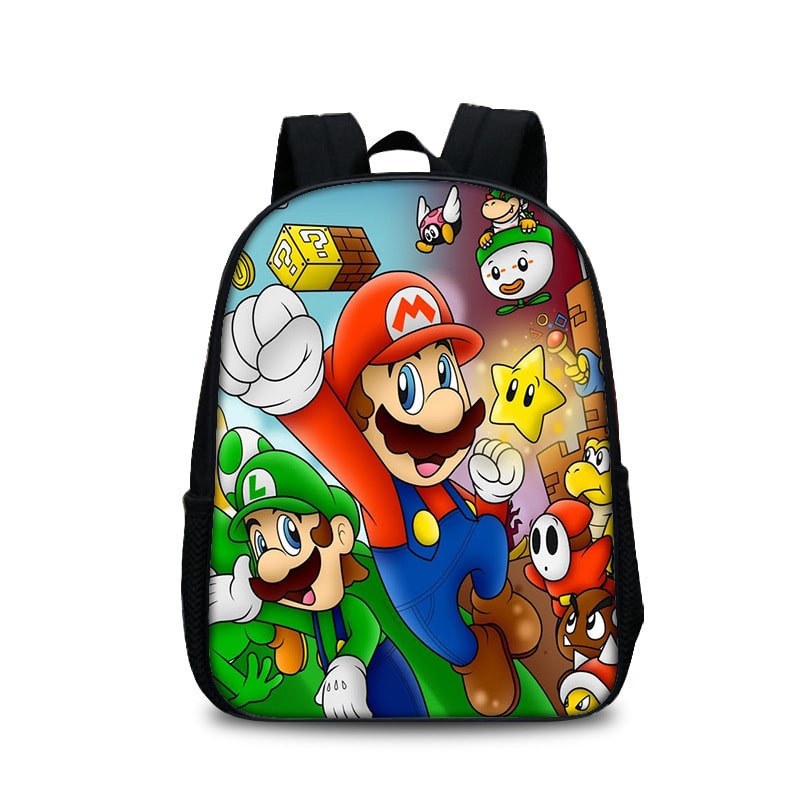 13 Inch Super Mario Backpack School Bag - Image 17
