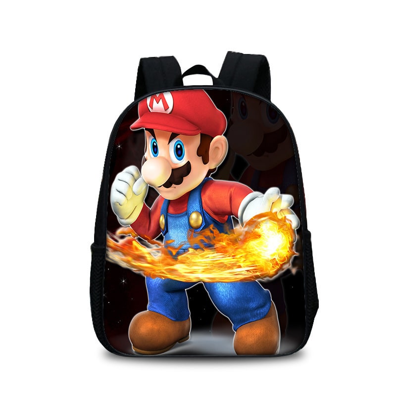13 Inch Super Mario Backpack School Bag - Image 19