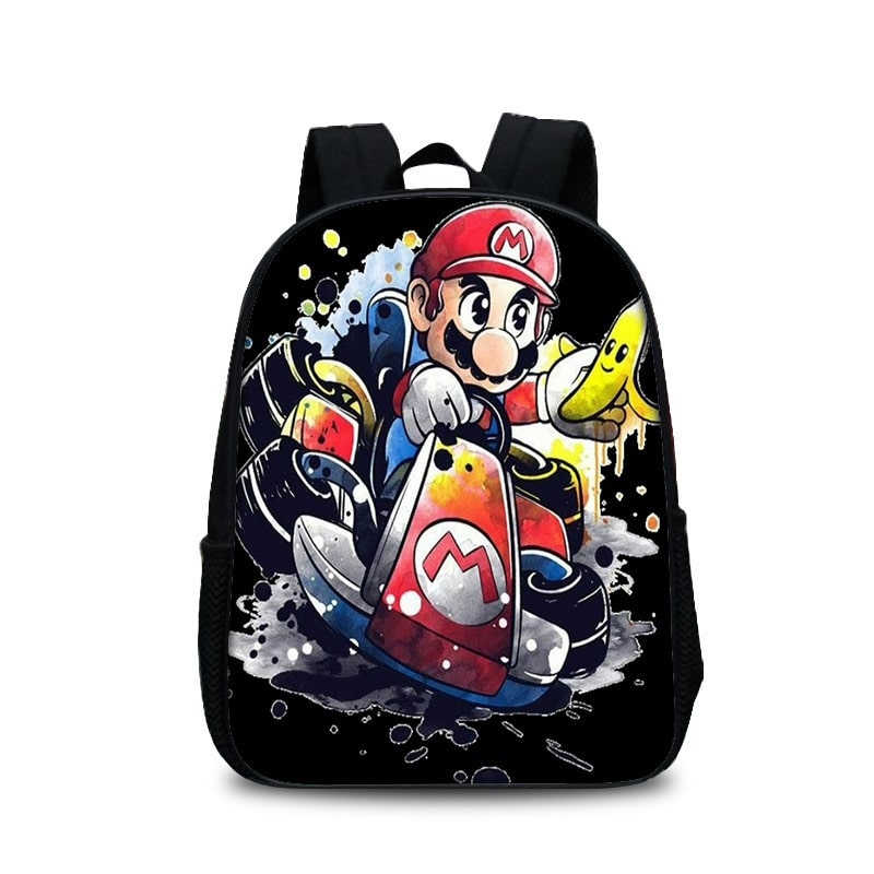 13 Inch Super Mario Backpack School Bag - Image 20