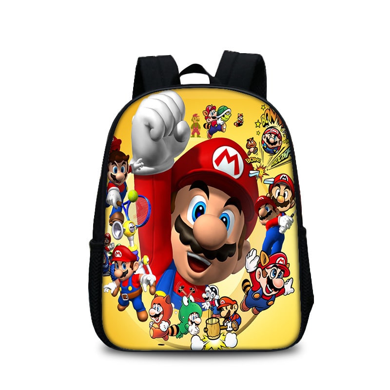 13 Inch Super Mario Backpack School Bag - Image 2