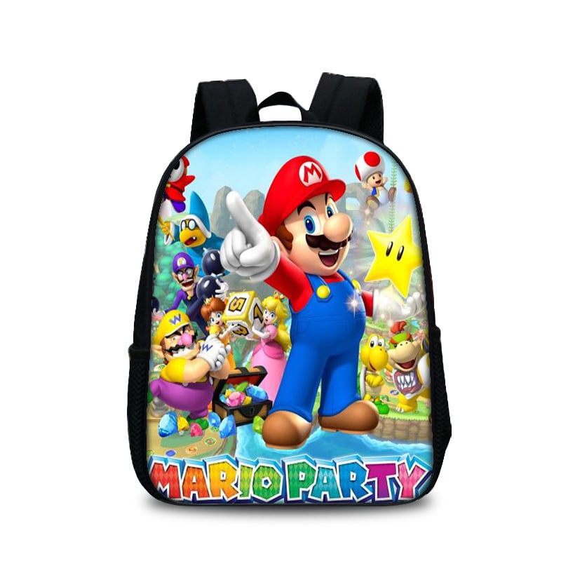 13 Inch Super Mario Backpack School Bag - Image 4