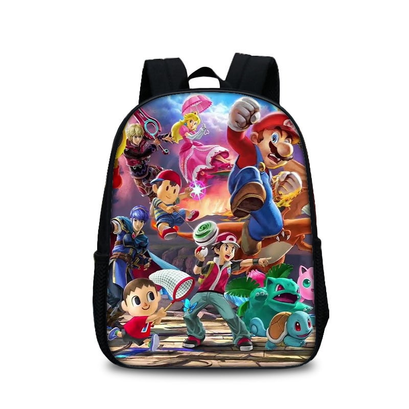 13 Inch Super Mario Backpack School Bag - Image 6