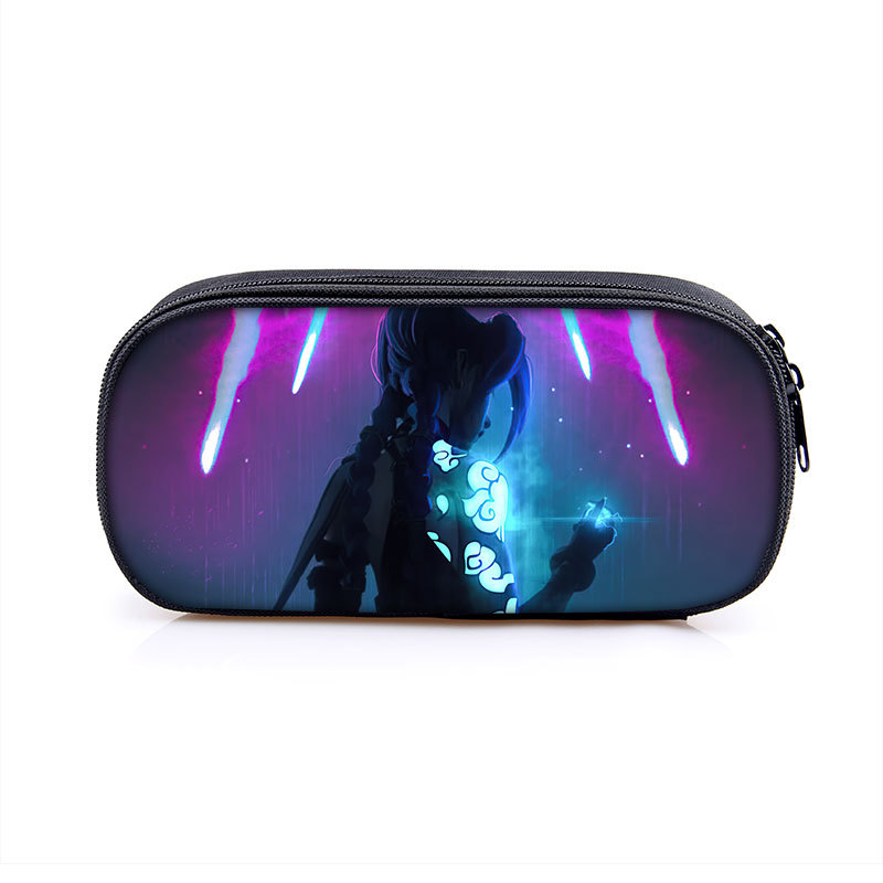 Arcane:League of Legends Cosmetic Bags Boys Girls Children Large Pencil Case Purse Storage Bags Women Men Multifunction Makeup Bag - Image 22