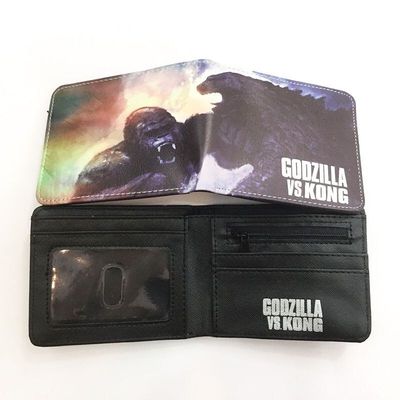 Godzilla vs Kong Wallet Men and Women PU Folding Short Wallet Coin Purse - Image 3