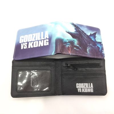 Godzilla vs Kong Wallet Men and Women PU Folding Short Wallet Coin Purse - Image 4