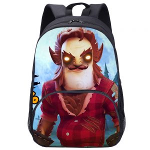 Hello Neighbor Backpack Kids Youth Student High Capacity Waterproof School Bag Birthday Gifts