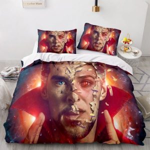 Doctor Strange In the Multiverse of Madness Comfortable Bedding Three-Piece Soft and Breathable Duvet Cover
