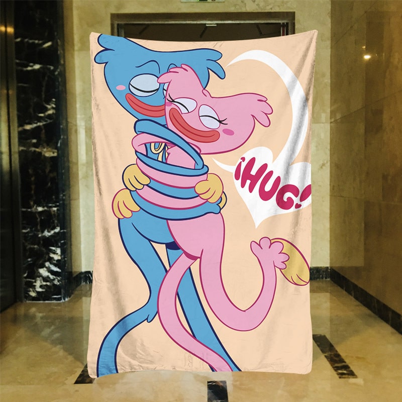 Poppy Playtime Blankets Printing Soft Nap Blanket On Home/Sofa/Office Portable Travel Cover Blanket