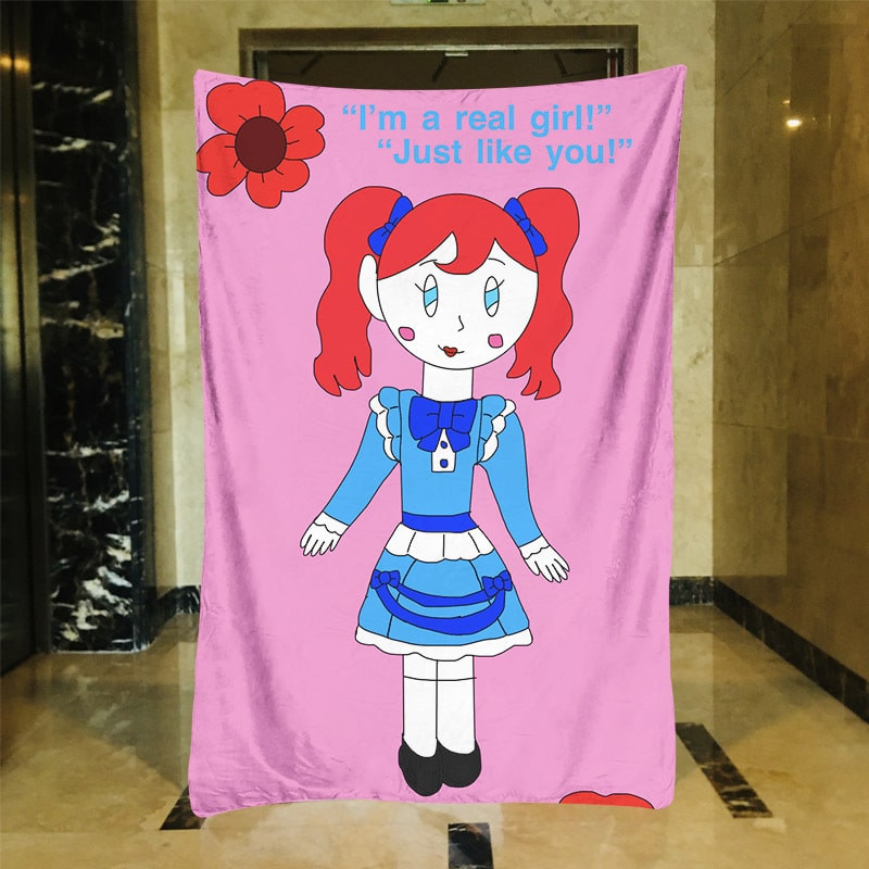 Poppy Playtime Blankets Printing Soft Nap Blanket On Home/Sofa/Office Portable Travel Cover Blanket - Image 3