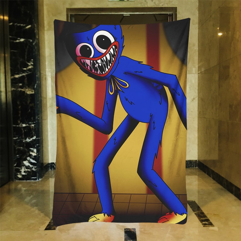 Poppy Playtime Blankets Printing Soft Nap Blanket On Home/Sofa/Office Portable Travel Cover Blanket - Image 4