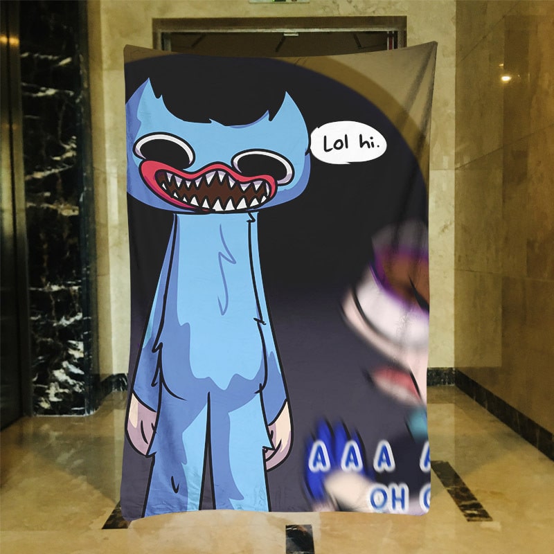 Poppy Playtime Blankets Printing Soft Nap Blanket On Home/Sofa/Office Portable Travel Cover Blanket - Image 8