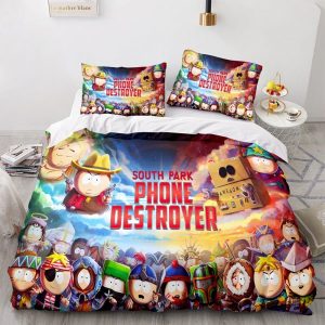 South Park Comfortable Bedding Three-Piece Soft and Breathable Duvet Cover