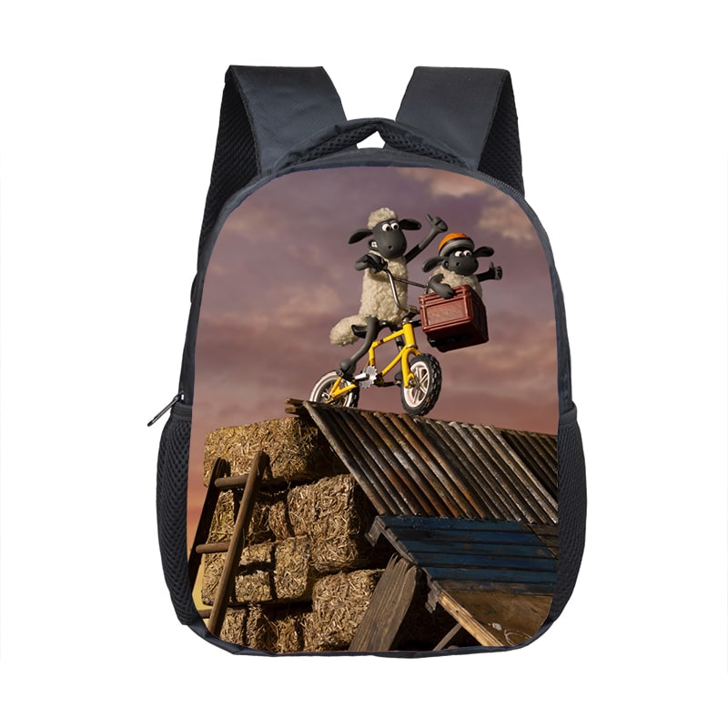 12 Inch Shaun the Sheep Children's Backpack Kids School Cute Daily Bag Kindergarten Bags Girls Boys Waterproof Ruckpack Gift - Image 28