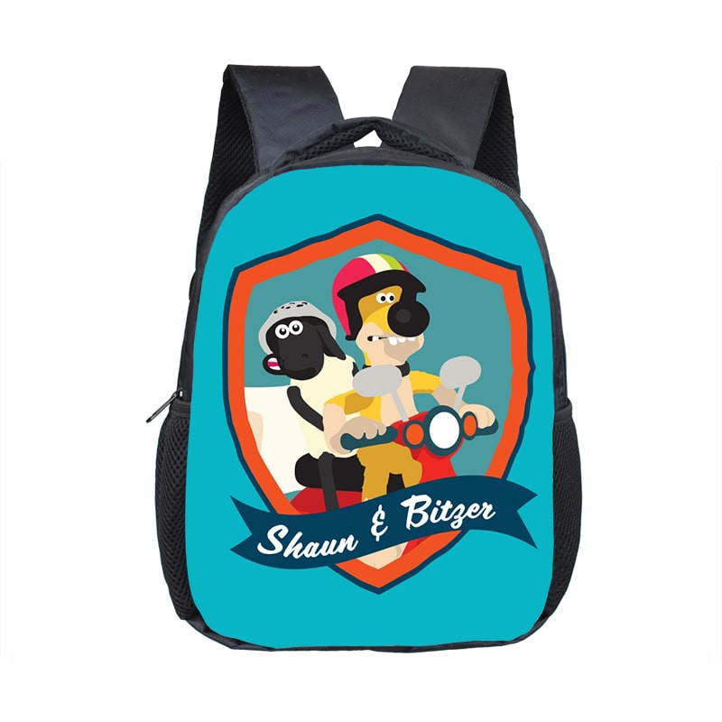12 Inch Shaun the Sheep Children's Backpack Kids School Cute Daily Bag Kindergarten Bags Girls Boys Waterproof Ruckpack Gift - Image 7