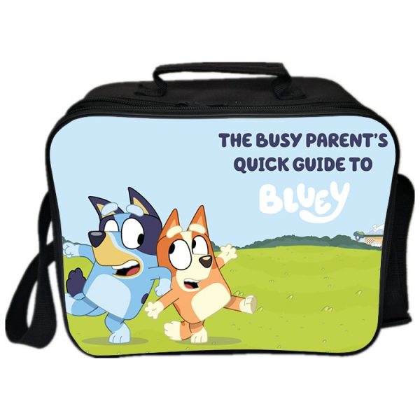 Bluey Lunch Bag Picnic Box Portable - giftcartoon