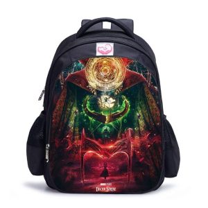 Doctor Strange in the Multiverse of Madness double-layer backpack personalized school bag black